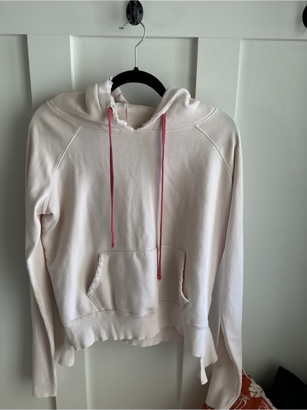 Frank & Eileen Pale Pink Hoodie with Pink Drawstrings
